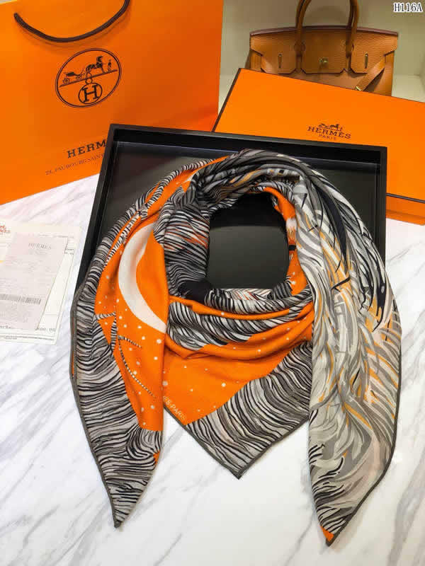 Brand Scarf Luxury Cashmere Thick Shawl And Women Hermes Warm Scarves 56
